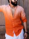 Sundown Escape | Hand-Dyed Pure Linen Shirt