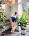 The Skyline Blue Hand-Dyed Cotton Shirt