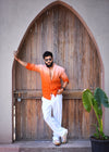 Sundown Escape | Hand-Dyed Pure Linen Shirt